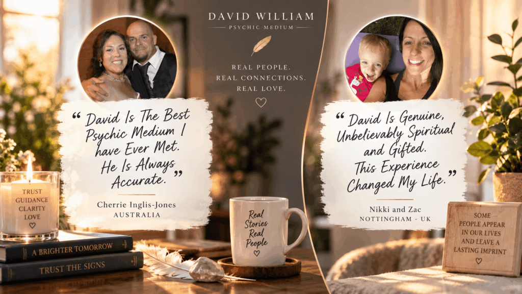 5 Star Reviews - David William Psychic Medium