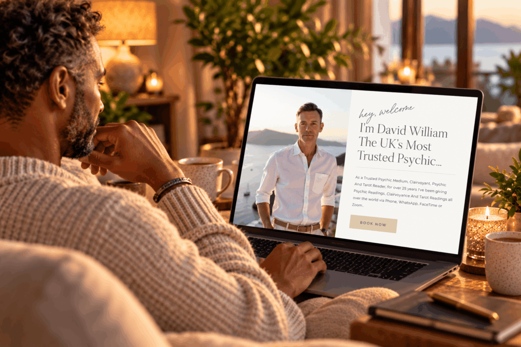 Private online psychic reading with David William Psychic Medium