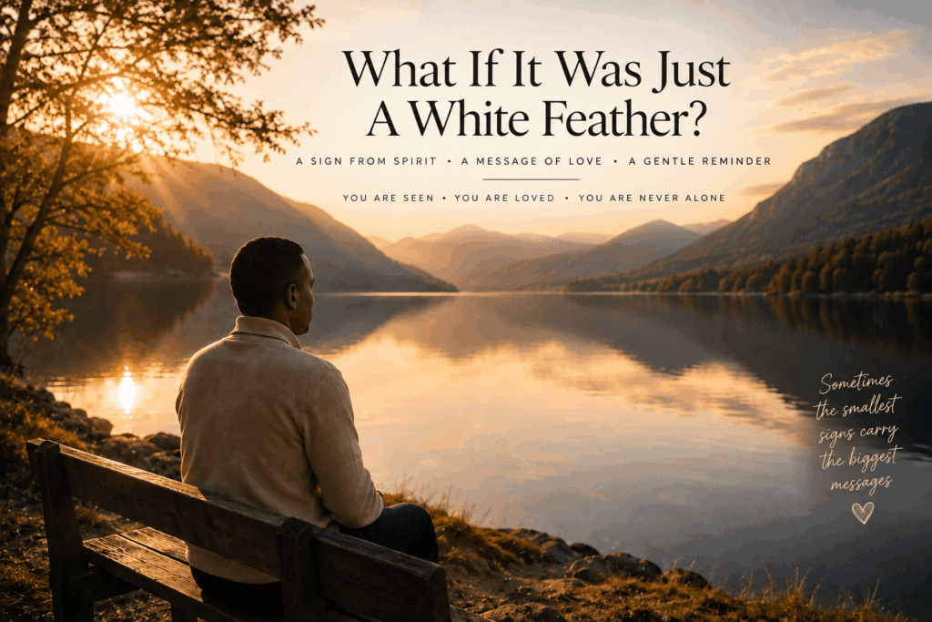 Seeing a white feather and wondering whether it has a spiritual meaning or is simply a feather - David William Psychic Medium